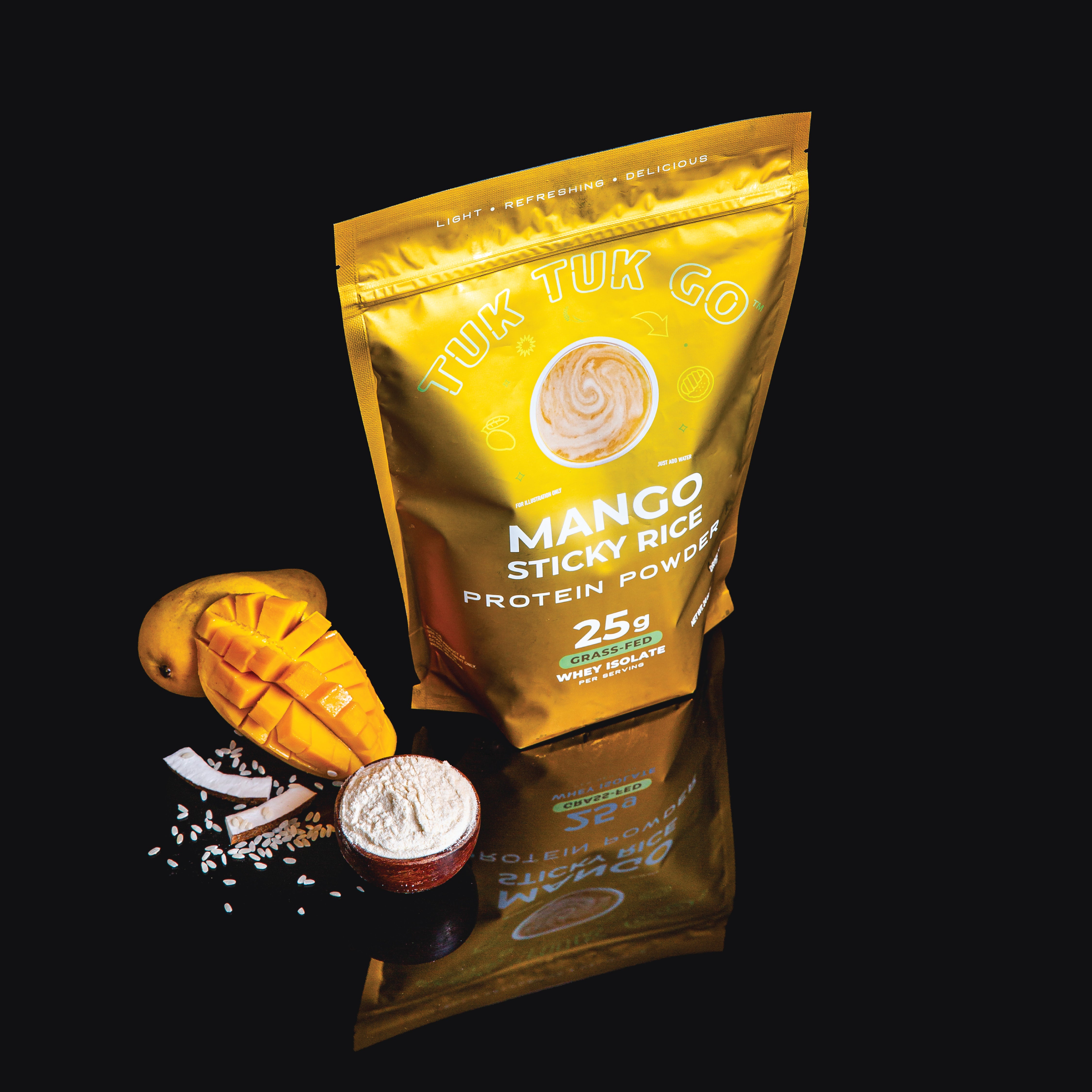 Mango Sticky Rice Protein Powder