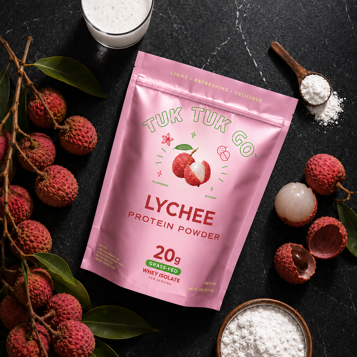 Lychee Protein Powder 1 LB