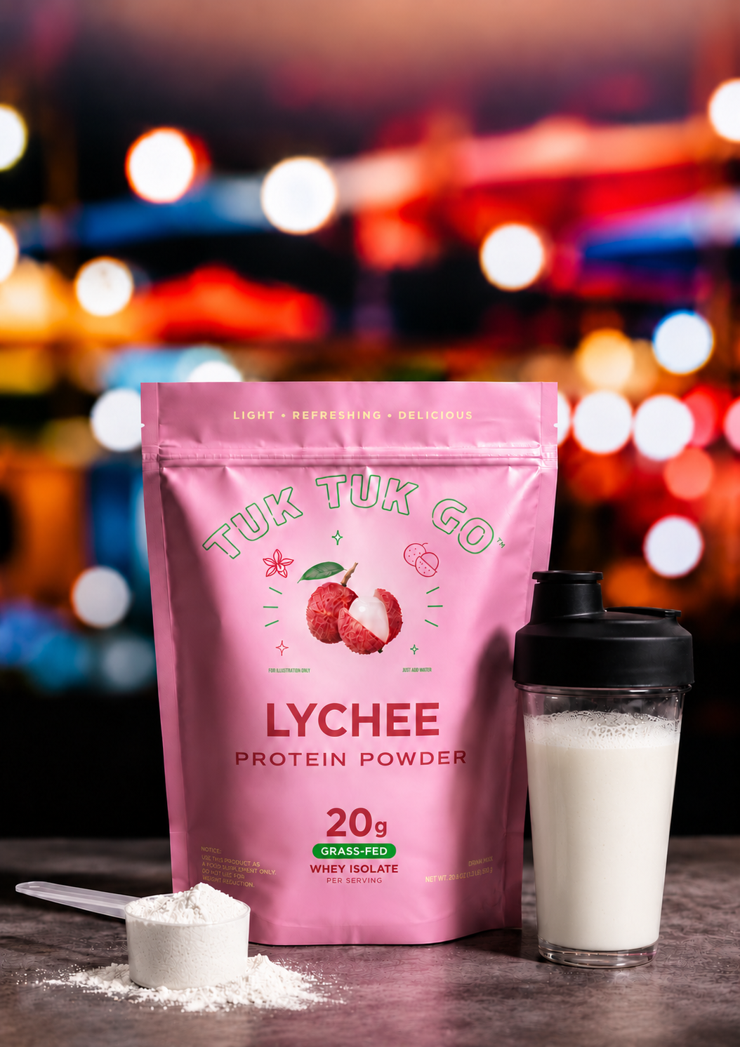 Lychee Protein Powder 1 LB